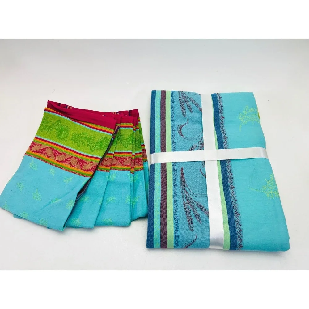 Stof‎ France Provence Tablecloth Napkins Set Laura Lancelle Paris Cotton 63x98